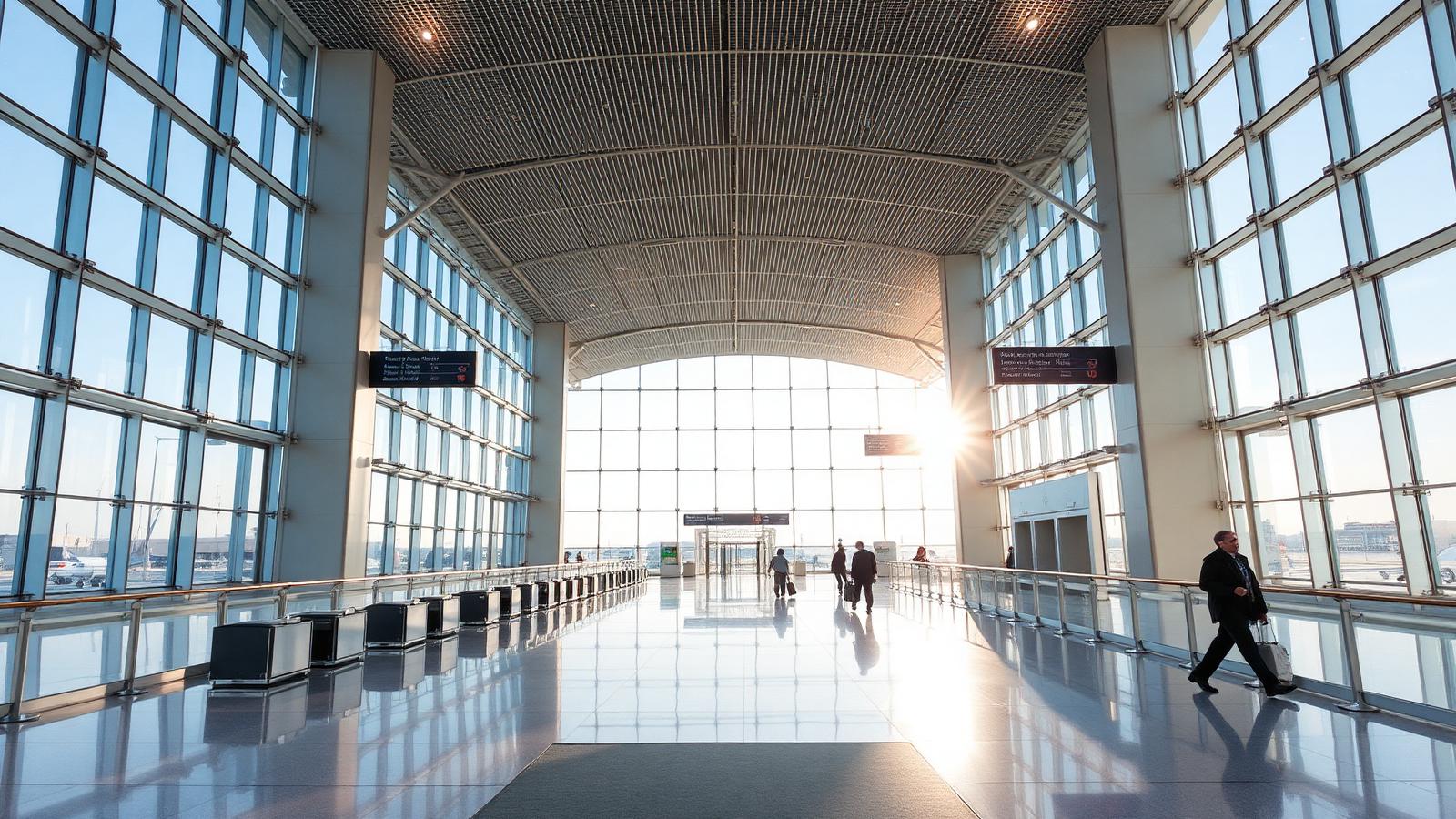 Modern Dubai airport terminal — ICP identity and residency guide
